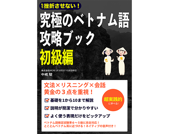 公式 ロアン様のベトナム語講座 限られた期間で基礎を習得するマンツーマンレッスン