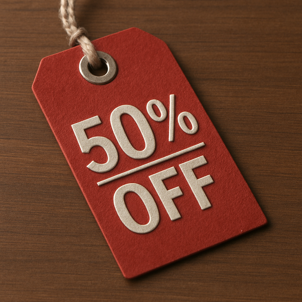 "受講料が50%オフ