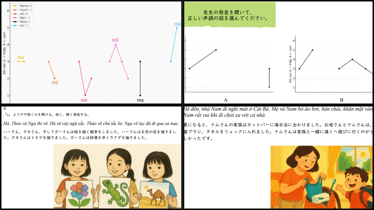 発音強化コース教材画像の一部