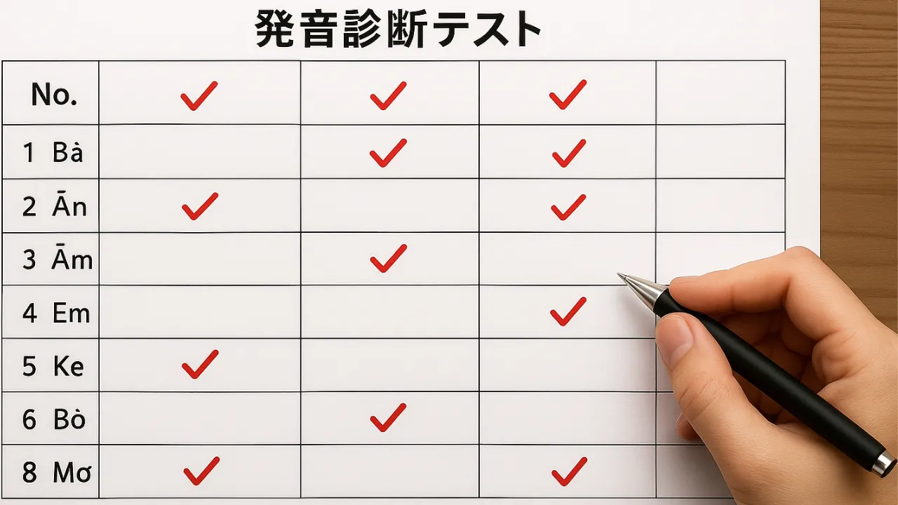 発音診断テストの画像