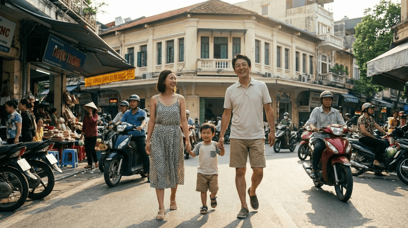 駐在員家族の安心を支えるレッスンのイメージ