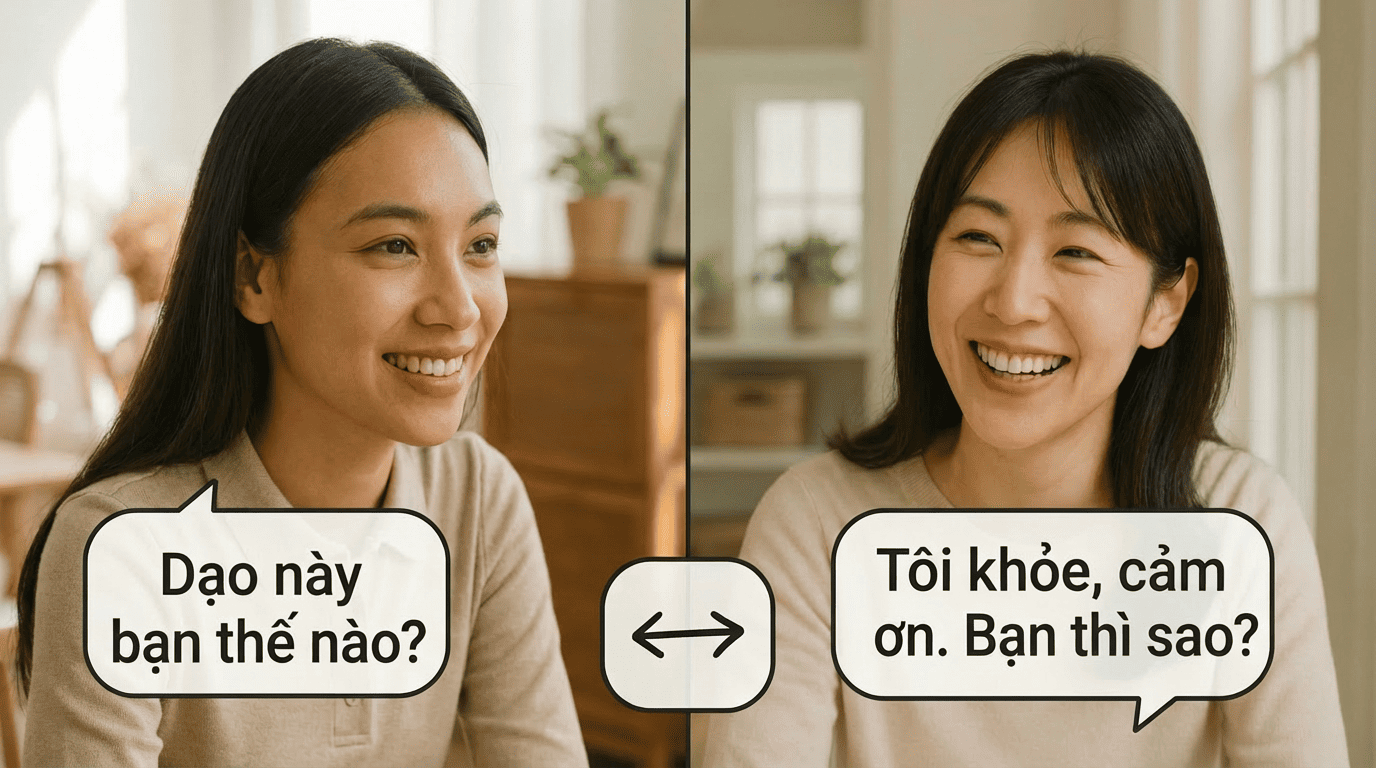 ベトナム好きが楽しく会話するイメージ