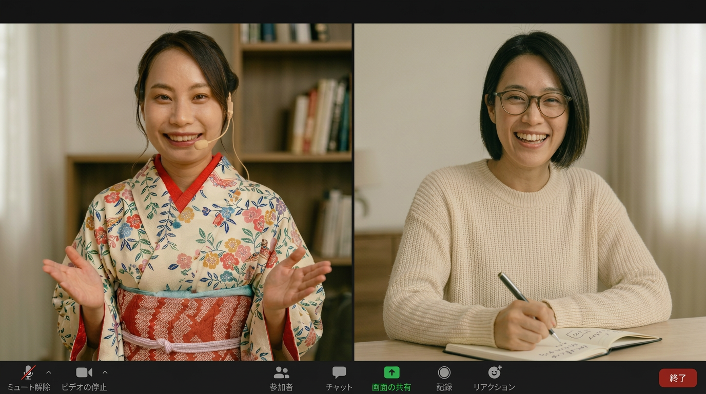 カリキュラムとカスタマイズレッスンの様子