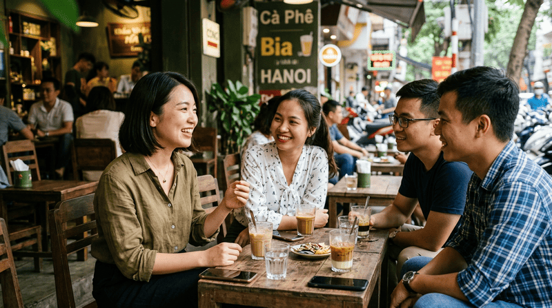 STAGE 2 家族・友人と談笑