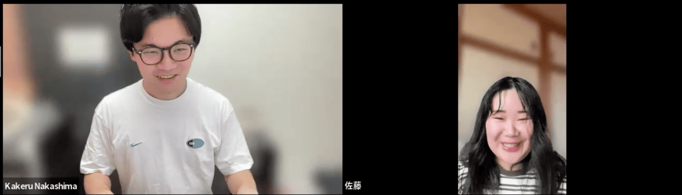 佐藤梨沙様インタビューの様子